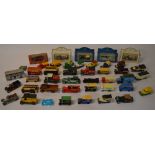 Various unboxed die cast model cars including Matchbox,