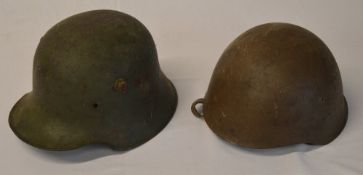 2 military helmets (AF)
