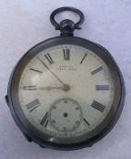 Silver pocket watch 'H Samuel made at Buren'