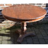 Victorian style pedestal table (AF)