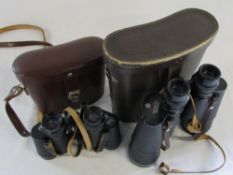 2 pairs of binoculars - Glory 7 x 50 no 47737 super fine precision & Carl Zeiss Jena 8 x 30