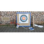 Modern recurve bow, arrows,