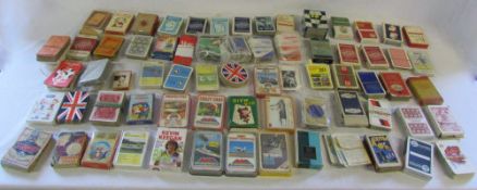 Large collection of playing cards and Top Trumps packs