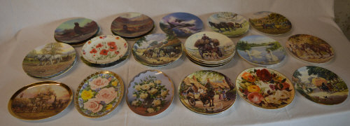 Various collectors plates