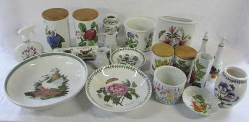 Quantity of Portmeirion inc Botanical Garden vases,