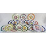 Selection of Royal Horticultural Society Chelsea Flower show plates with certificates (17)
