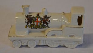 Rare Crested china train / locomotive with City of London crest, marked W & R, Stoke on Trent,