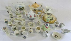 Approx 32 pieces of Cleethorpes and Grimsby crested china