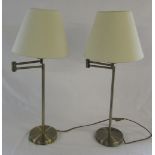 Pair of adjustable table lamps