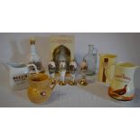 2 Bell's whisky commemorative decanters,
