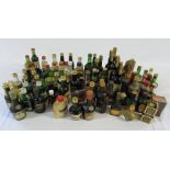 Assorted alcoholic miniatures inc Vodka