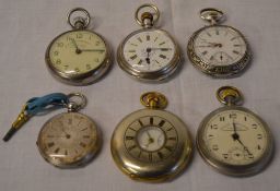 6 pocket / fob watches,