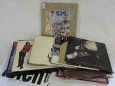 Assorted 33 rpm LPs inc Elton John and Donovan & Ash comic with cd