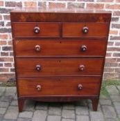 Early 19th century chest of drawers