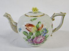 Herend floral teapot