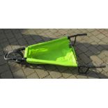 Foldable canvas wheelbarrow