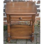 Ercol small occasional table with single drawer