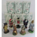 Selection of boxed Wade In the forest deep figurines inc Oswald Owl, Tailwarmer Squirrel,
