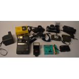 Quantity of cameras including a Polaroid, Kodak Instant Camera,