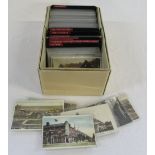 Box of Lincolnshire postcards relating to Skegness, Sutton on Sea, Mablethorpe,