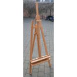 Artists wooden display easel