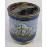 Royal Doulton/Doulton Lambeth tobacco jar