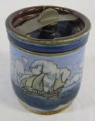 Royal Doulton/Doulton Lambeth tobacco jar