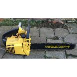 McCulloch petrol chainsaw