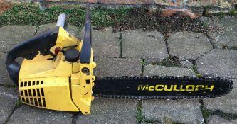 McCulloch petrol chainsaw