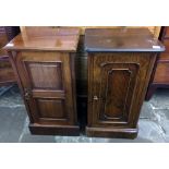 2 Victorian pot cupboards