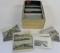 Box of Lincolnshire postcards relating to Lincoln, Cleethorpes, Boston,