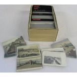 Box of Lincolnshire postcards relating to Lincoln, Cleethorpes, Boston,