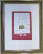 Picasso poster print/lithograph published in 1957 48 cm x 61 cm