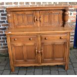 Ercol court cupboard H 124 cm,