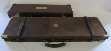 2 gun cases by E J Churchill (Gunmaker) Ltd and Lawn & Alder