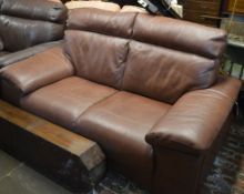 2 seater Polo Italian leather sofa