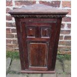 Small early 19th century corner cupboard