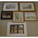 Various framed pictures/prints