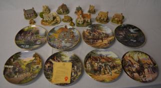 Various collectors plates,