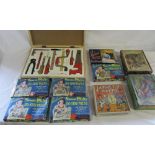 Various vintage toys and puzzles inc Snow White jigsaws