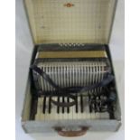 Cased 'Bell' accordian