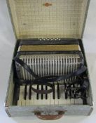 Cased 'Bell' accordian
