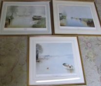 3 limited edition prints signed and numbered by Ron McGill - The Moorings,