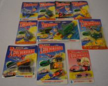 10 Matchbox Thunderbirds blister packs including pull back action vehicles,