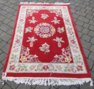 Chinese wool rug 4' x 6'