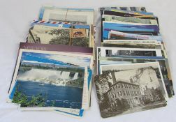 Approx 100 topographical postcards relating to USA, Africa, Egypt,