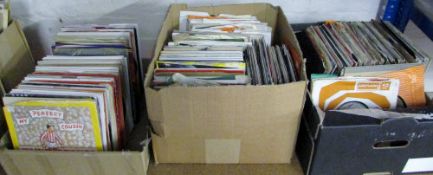 Large quantity of 45 rpm 7" singles