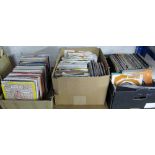 Large quantity of 45 rpm 7" singles