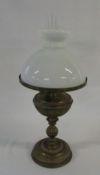 Victorian brass oil lamp H 55 cm