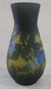 Late 20th century Galle style vase H 14 cm